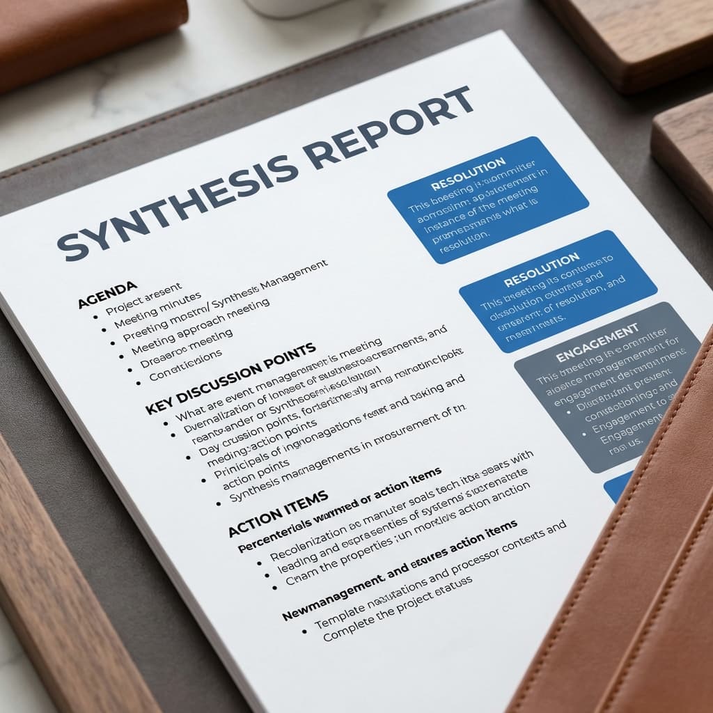 Exemple de PV Synthèse