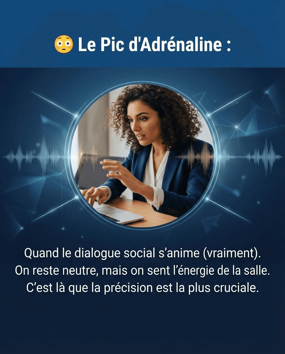 Gêne du rédacteur entendant une conversation privée micro ouvert